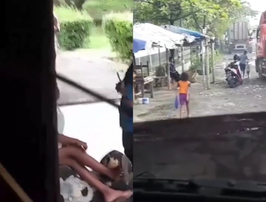 Seorang Ibu Tega Anak Wanitanya di Suruh Ngemis