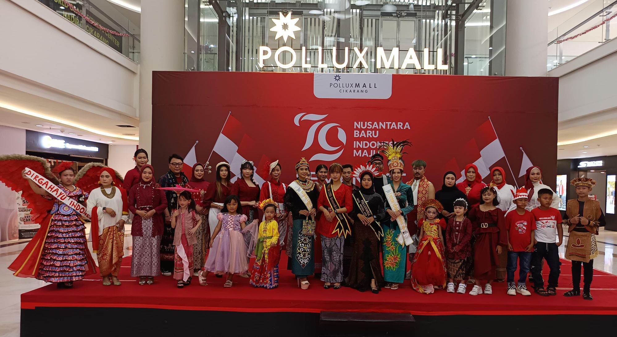 Pemilihan Duta Cikarang Fashion Day 2024 di Follux Mall Cikarang Meriah