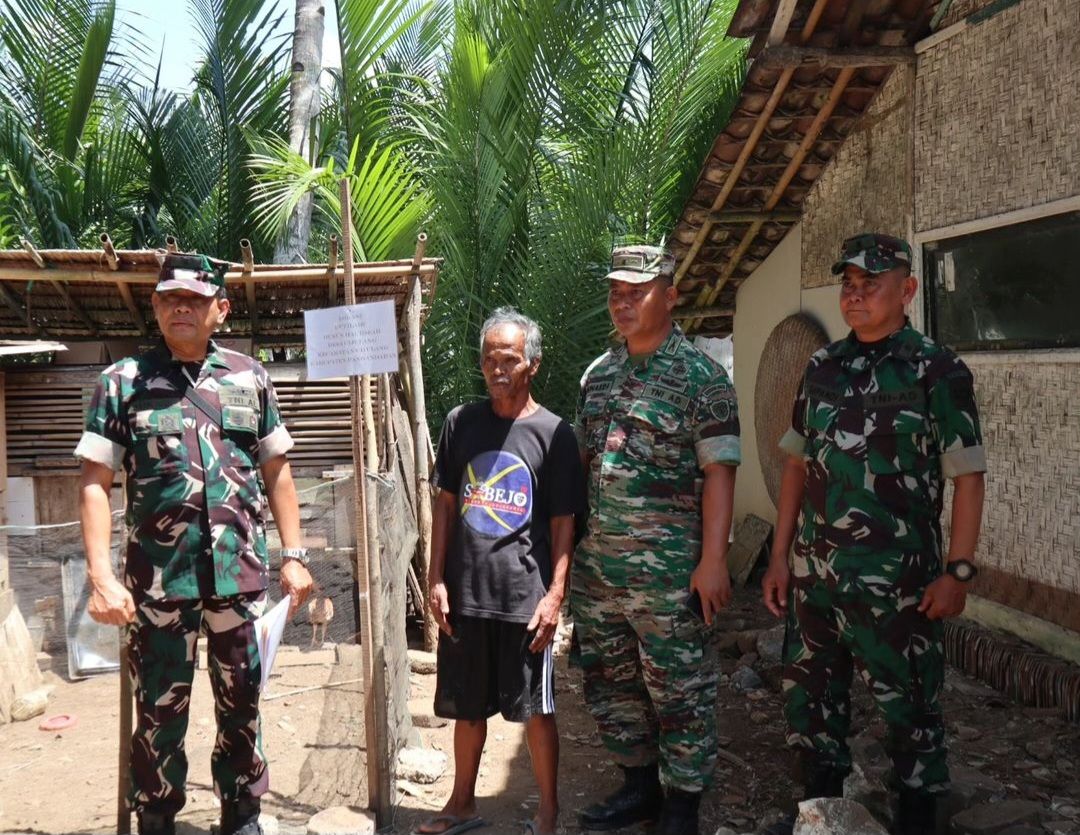 Dandim 0625 Pangandaran Dampingi Tim Mabes TNI Tinjau Sasaran Karya Bhakti