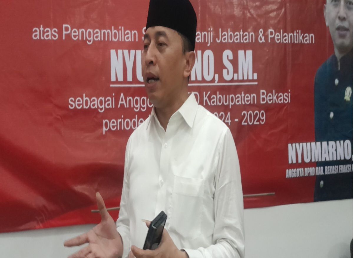 Anggota DPRD Kabupaten Bekasi Nyumarno Usai Dilantik Gelar Tasyakuran, Doa Bersama dan Santunan Yatim