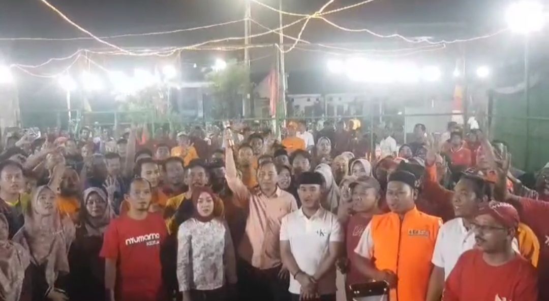 Calon Bupati Bekasi Ade Kuswara Kunang Bersama Nyumarno Hadiri Acara Tasyakuran dan Peresmian SOR