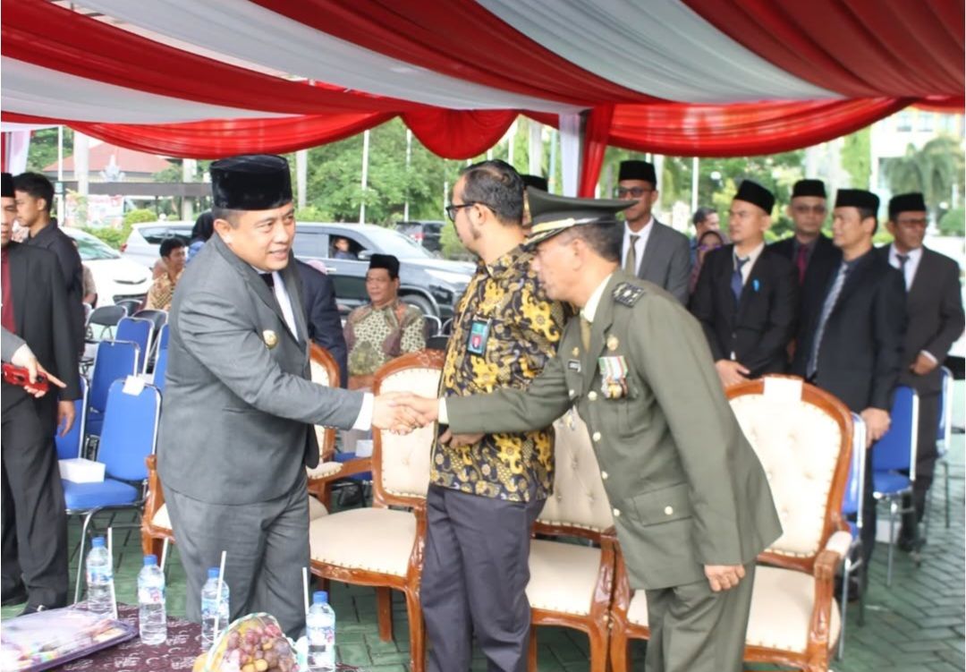 Kasdim 0509 Kab Bekasi Bersama Forkopimda Hadiri Peringatan Hari Bela Negara