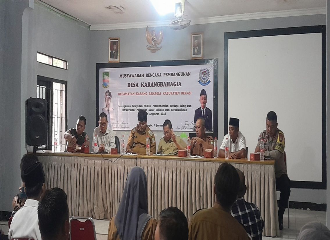 Pemdes Karangbahagia Gelar MusrenbangDes Tahun Anggaran 2026