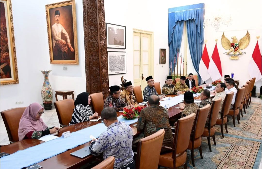 Presiden Prabowo Subianto Menerima Panja Komisi VIII DPR-RI di Istana