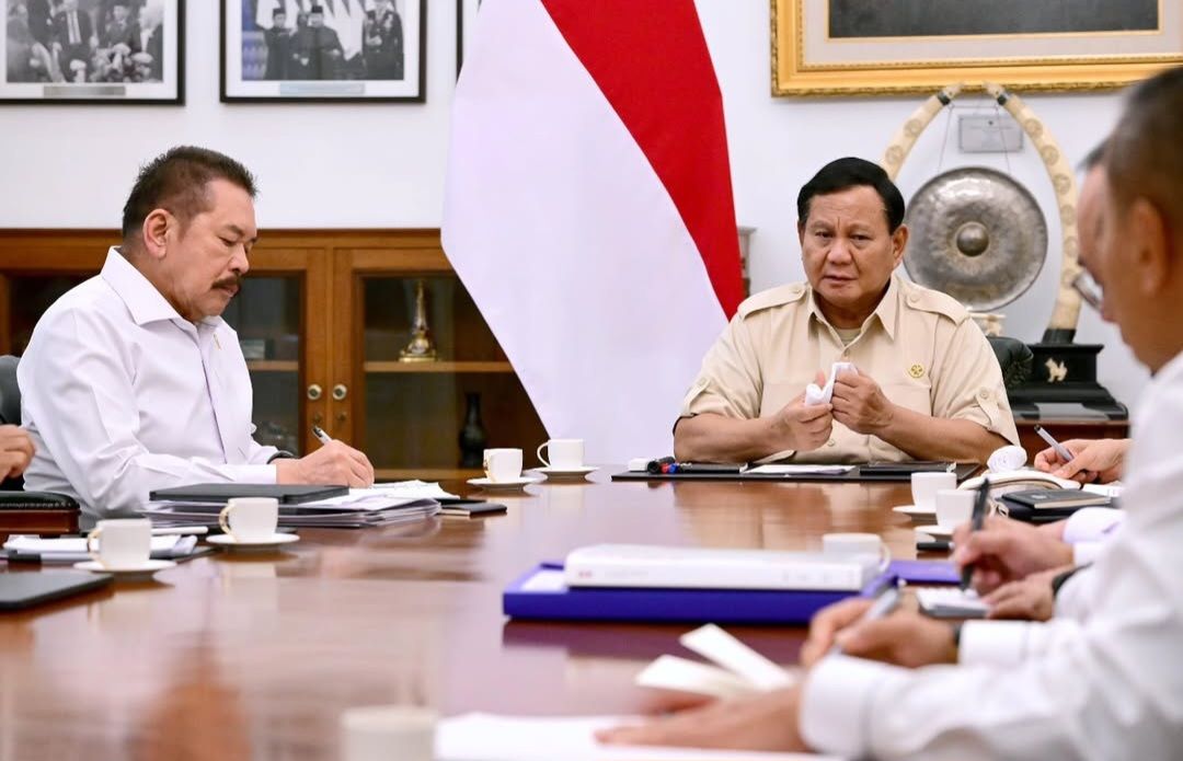 Presiden Prabowo Subianto Memanggil Jaksa Agung Muda Ke Istana Merdeka