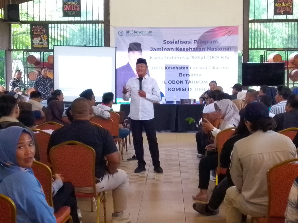 Anggota DPR-RI Obon Tabroni Bersama BPJS Kesehatan Sosialisasi Program JKN-KIS
