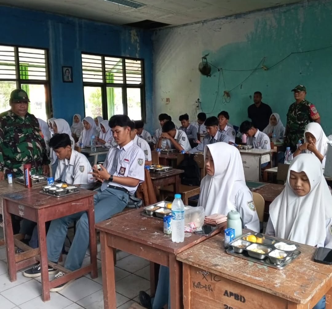 Babinsa Koramil 11/Pebayuran Pendampingan Ketahanan Pangan dan Gizi Masyarakat