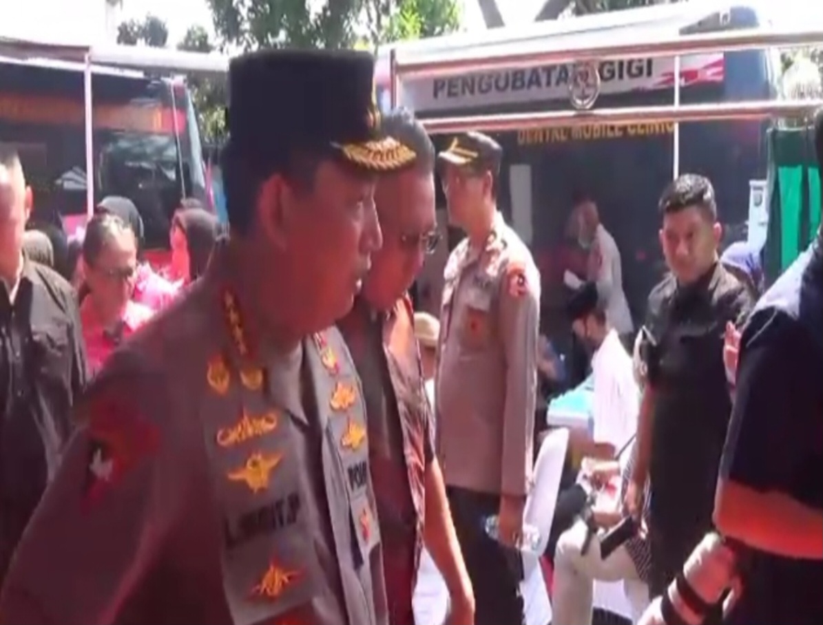 HUT Bhayangkara ke-79 Kapolri Gelar Bakti Kesehatan