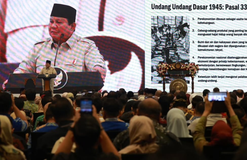 Prabowo Subianto  Resmi Membuka Asosiasi Pemerintah Kabupaten Seluruh Indonesia (APKASI) Otonomi Expo Tahun 2025