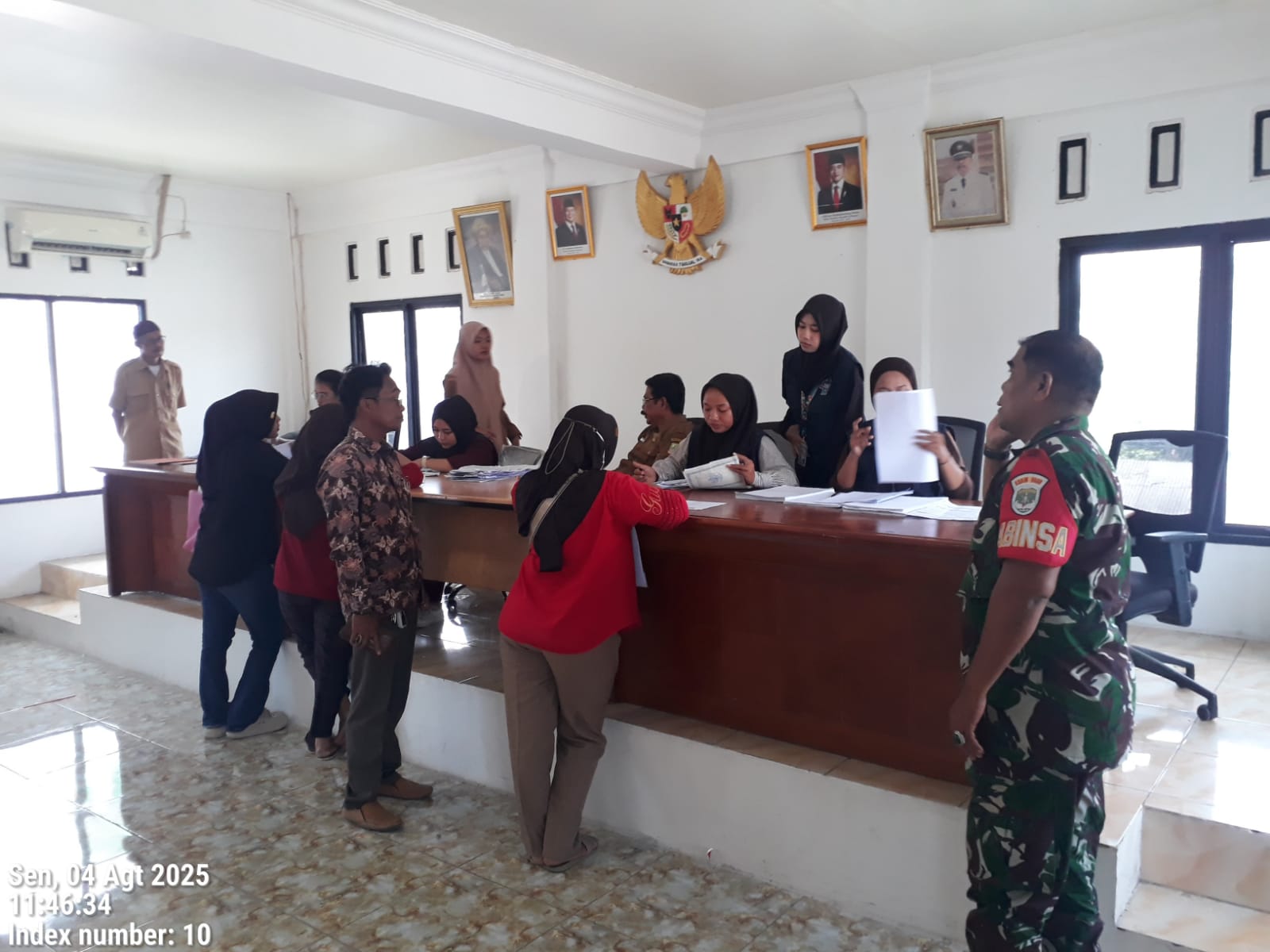 Pemdes Karangsetia Gelar Acara Pekan Si Depi di Kantor Desa