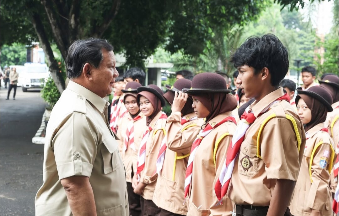 Presiden Prabowo Tinjau Sekolah Rakyat Menengah Atas Margaguna