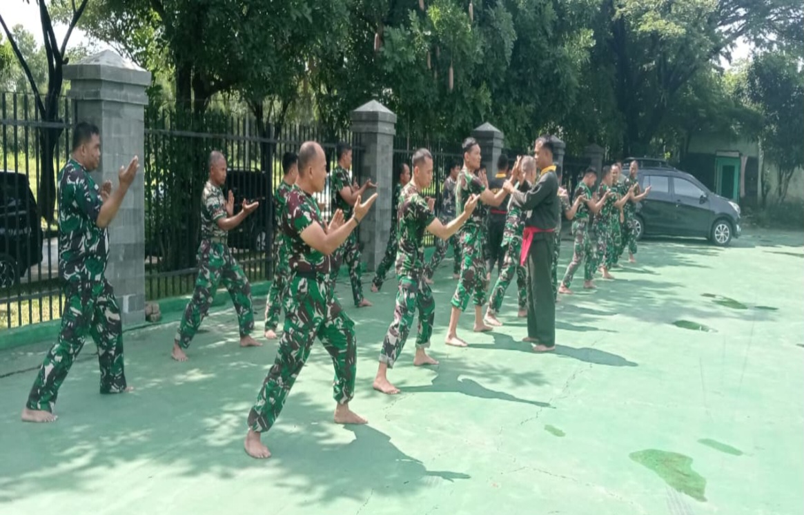Kodim 0509 Bekasi Gelar Pencak Silat Militer Latih Prajurit Tangguh