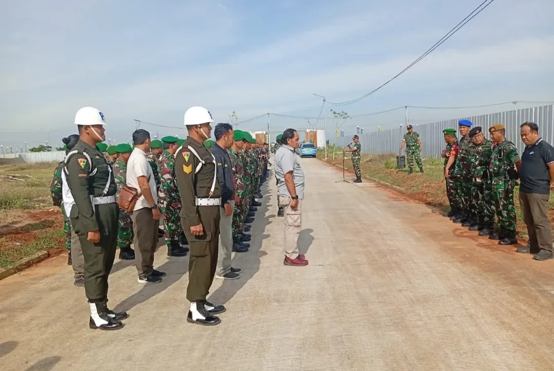 Dandim 0509 Bekasi Pastikan Pengamanan VVIP Kunjungan H.M Queen Maxima di Cibitung Aman