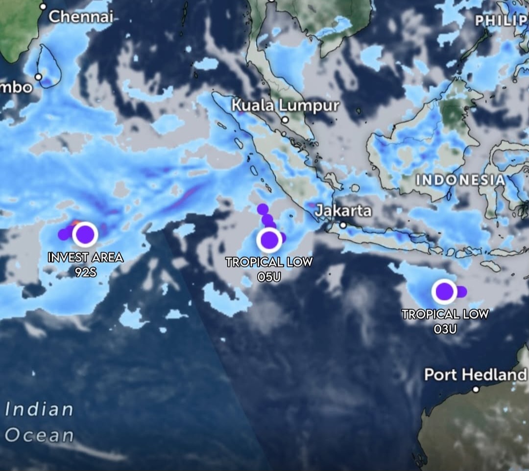 3 Bibit Siklon di Wilayah Indonesia,Bagaimana Cuaca Kedepan