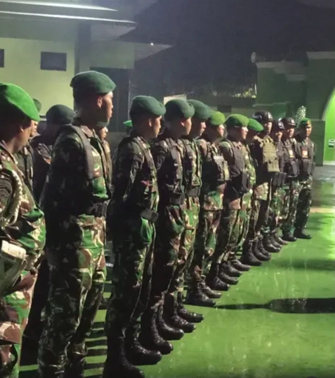 Kodim 0509/Kab Bekasi Gelar Patroli Malam Jelang Nataru