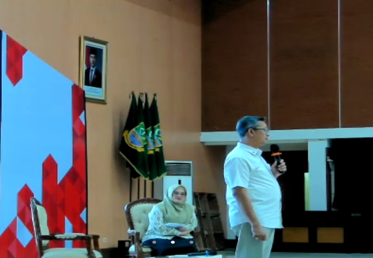 Kepala Dinas DPMD Provinsi Jawa Barat Sosialisasi Pilkades Digital  2026 di Pemkab Bekasi