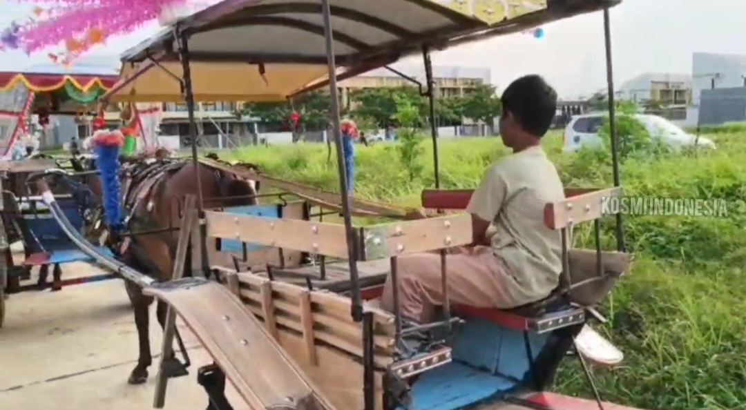Miris,Habibi Seorang Bocah di Bekasi Masih Duduk Dibangku Sekolah Dasar Menarik Delman Untuk Bertahan Hidup