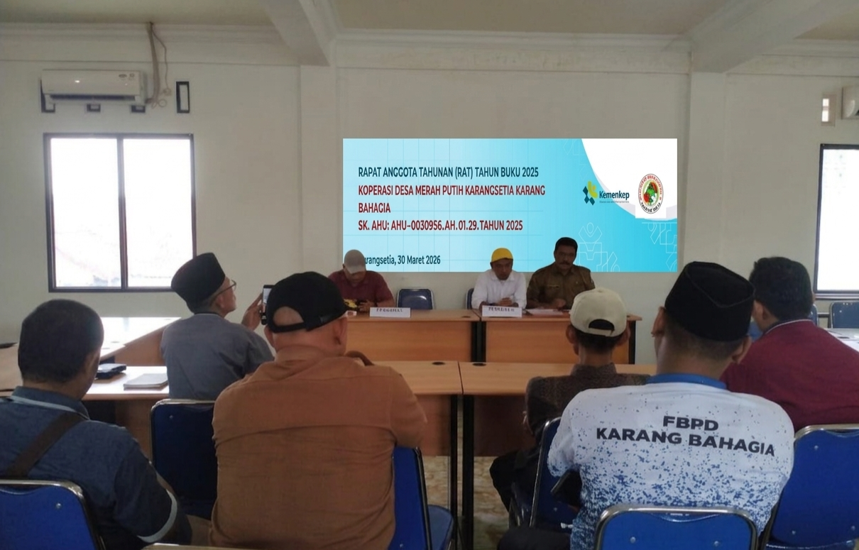 Sukses, KDMP Karangsetia Gelar RAT Tahun 2025