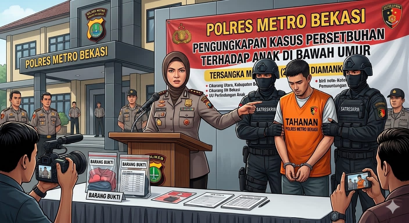 Oknum Pembina Pramuka Diduga Lakukan Pelecehan Anak di Bawah Umur, Kini Diperiksa Polres Metro Bekasi