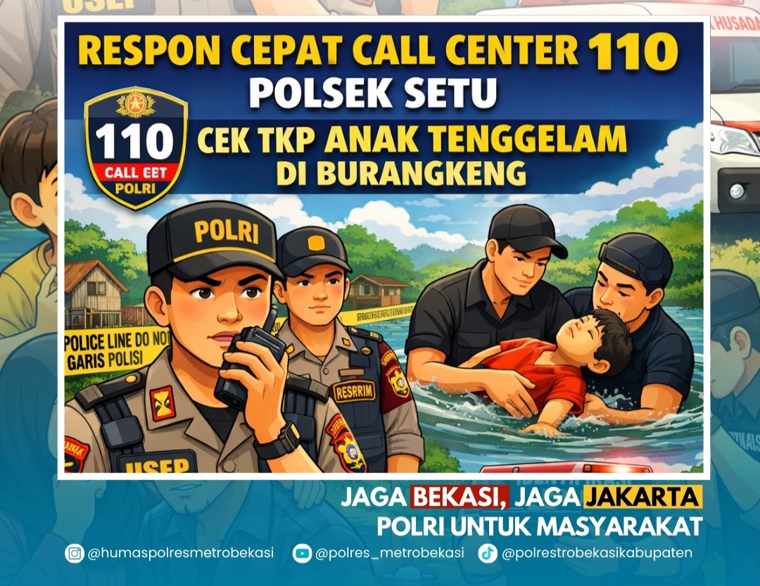 Polsek Setu Polres Metro Bekasi Gerak Cepat Adanya Laporan Call Center Polri