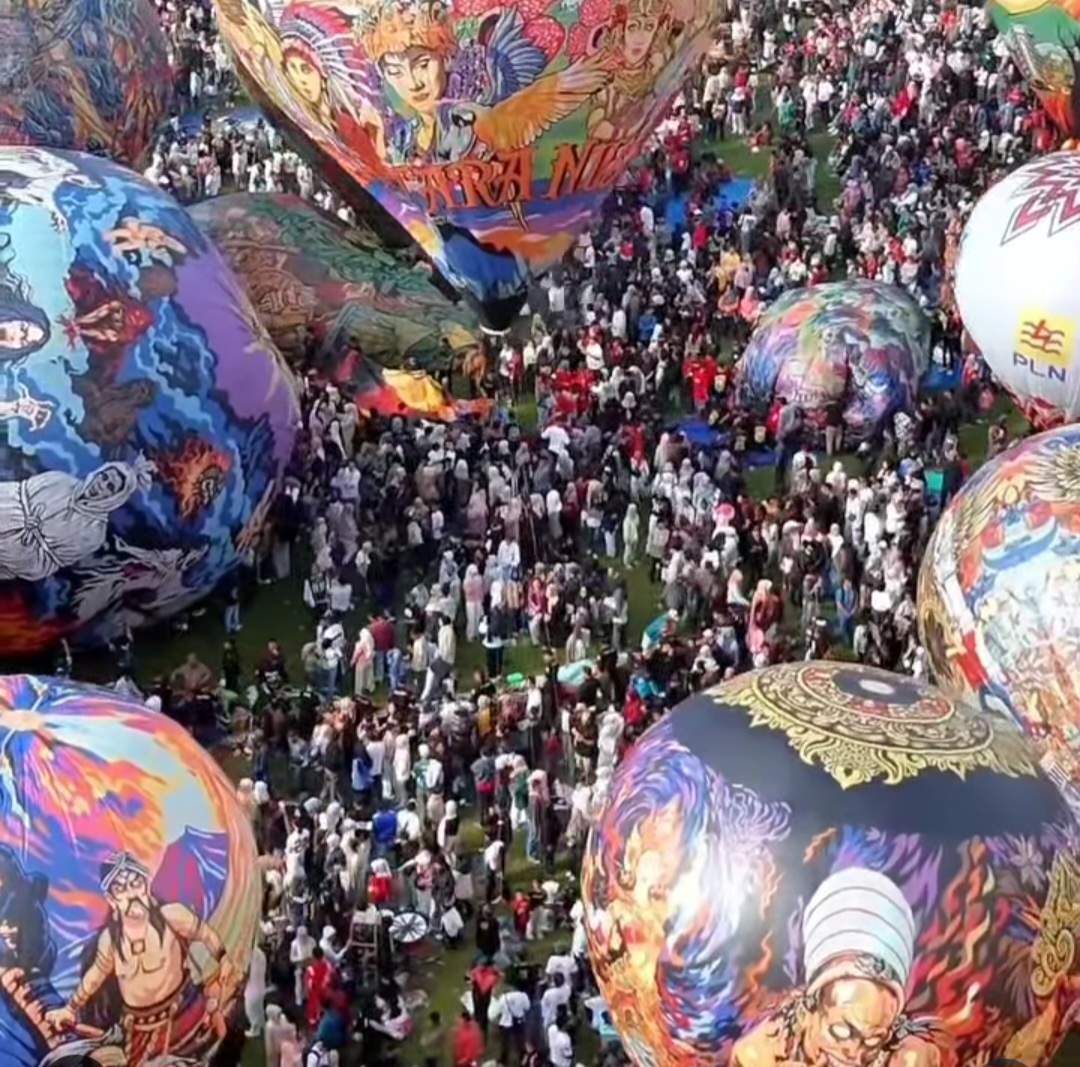 Ribuan Manusia Hadiri Festival Mudik 2026 di Alun Alun  Wonosobo