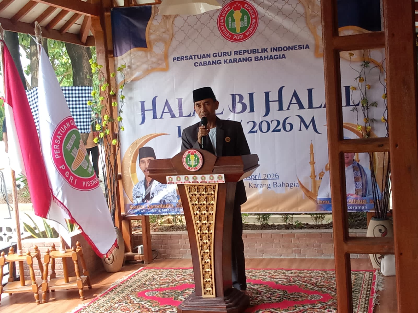 Perkuat Kebersamaan, PGRI Cabang Karang Bahagia Halal Bihalal Paska Hari Raya Idul Fitri