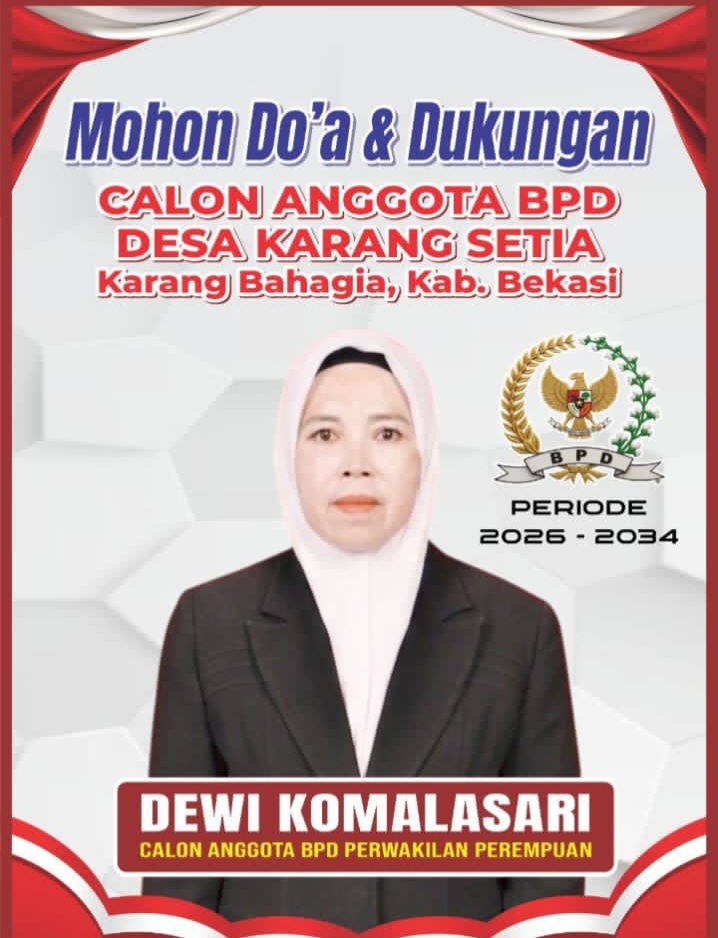 Calon BPD Keterwakilan Perempuan, Dewi Komalasari Siap Wujudkan Karangsetia Berdaya