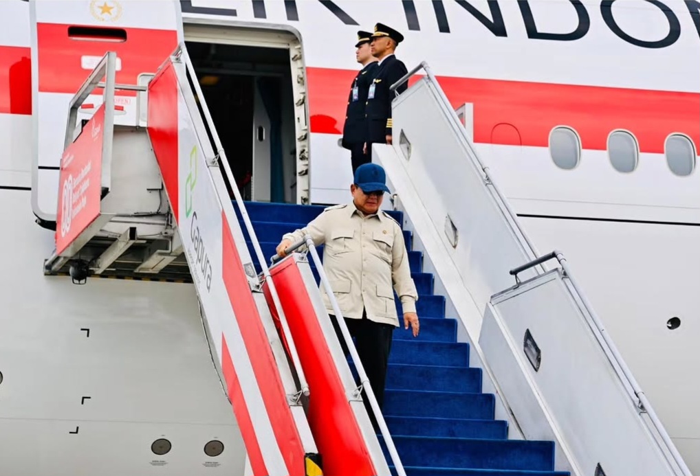 Presiden Prabowo Tiba di  Tanah Air, Setelah Kunjungan Dari Rusia dan Prancis