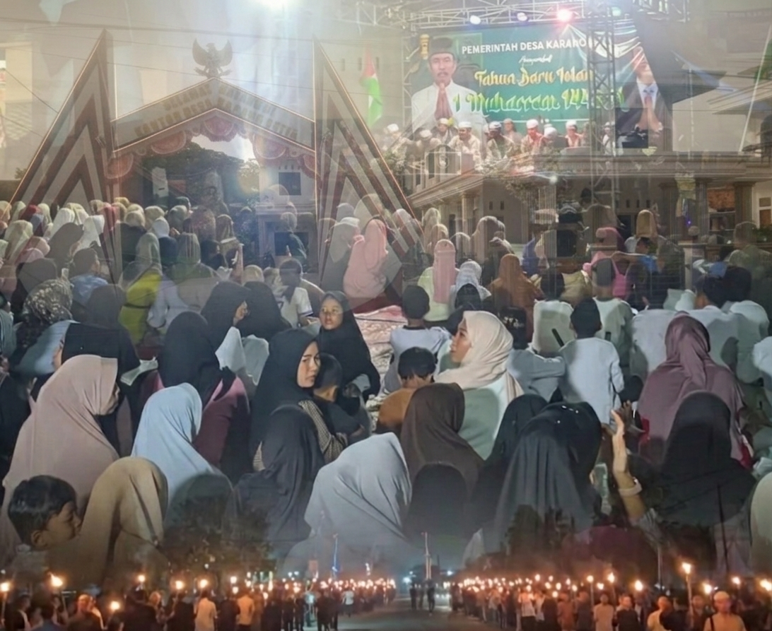 Tabligh  Akbar dan Pawai Obor Semarakkan Peringatan 1 Muharam 1448 Hijriah di Desa Karangsetia