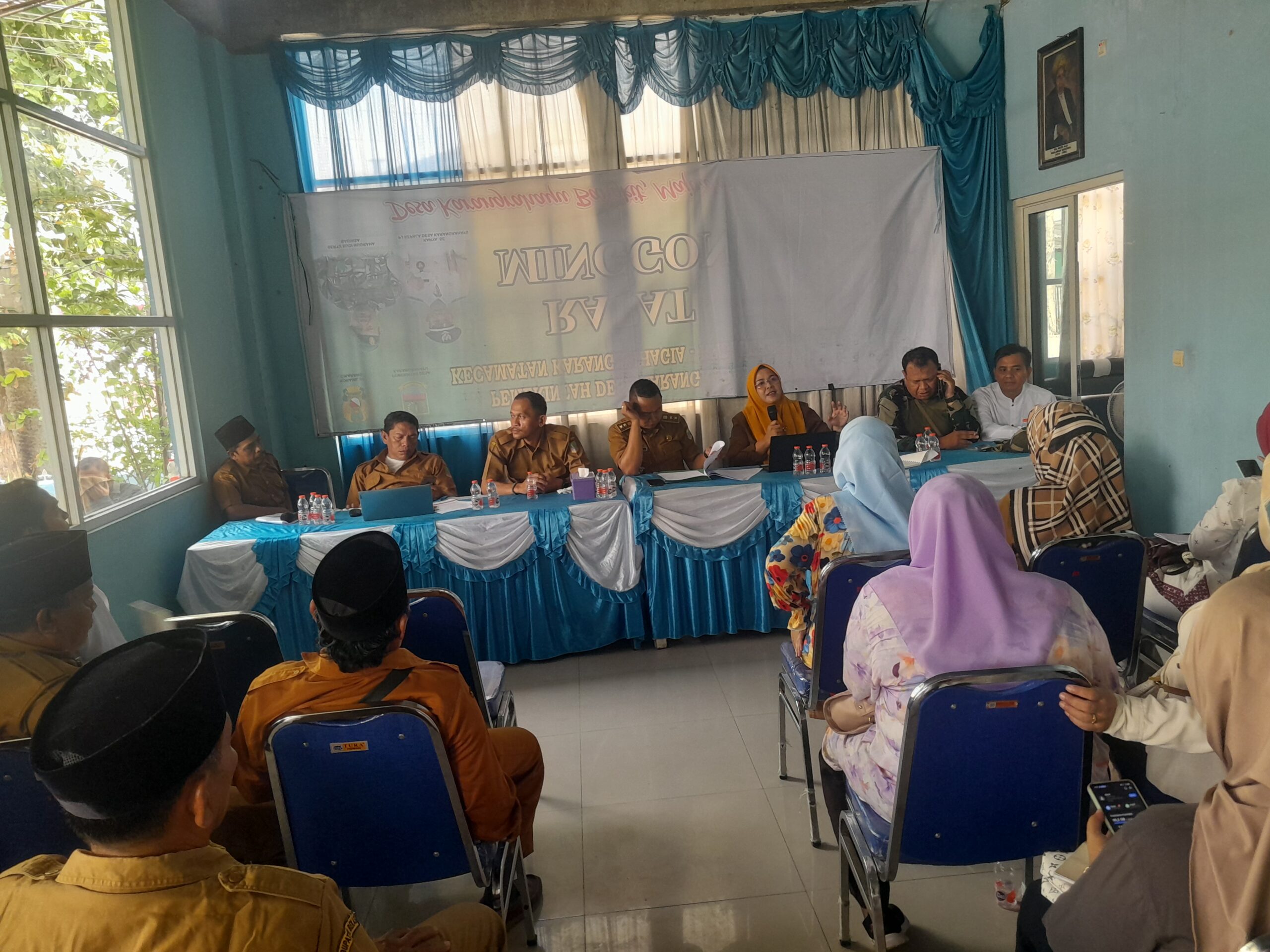 Rapat Musyawarah Perdana Pj Kepala Desa Karangrahayu Bersama Perangkat Desa