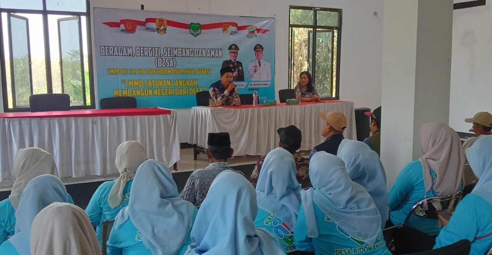Edukasi Pola Makan Bergizi Seimbang, Penyuluhan dari TMMD ke-129 kepada Warga Cibarusah