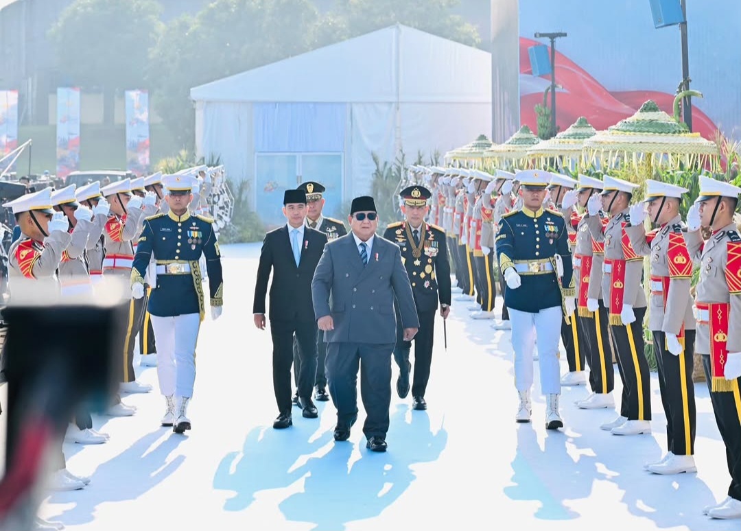 Presiden Prabowo Pimpin Upacara Peringatan Hari Bhayangkara ke-80