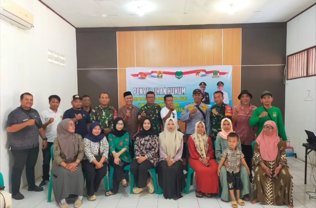 Satgas TMMD Ke-129 Bekali Warga Wibawamulya Edukasi Hukum, Cegah Konflik dan Jaga Kerukunan.