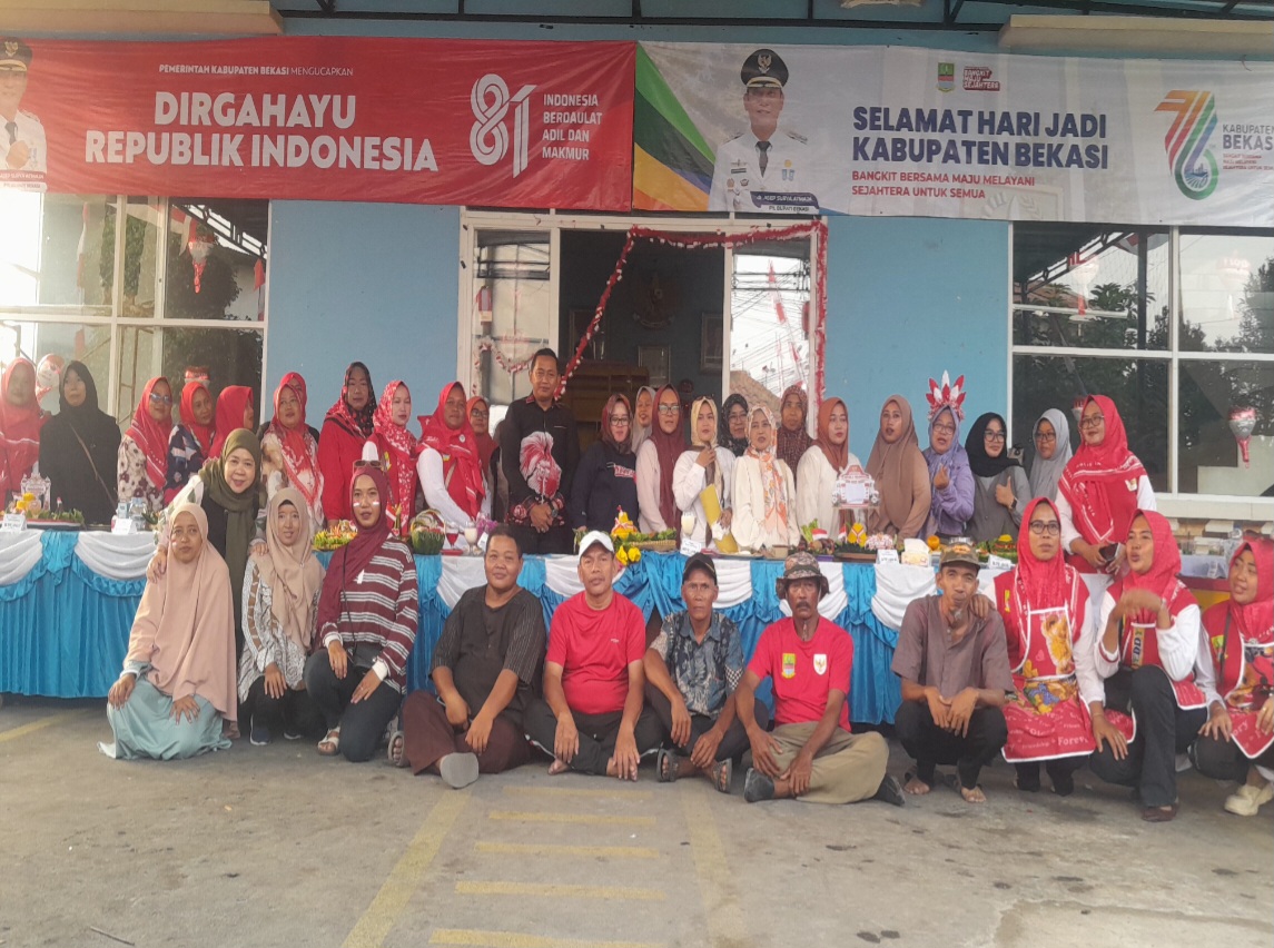 Lomba Merangkai Tumpeng Tingkat Desa Karangrahayu Meriah, Perwakilan RW Tampilkan Kreativitas