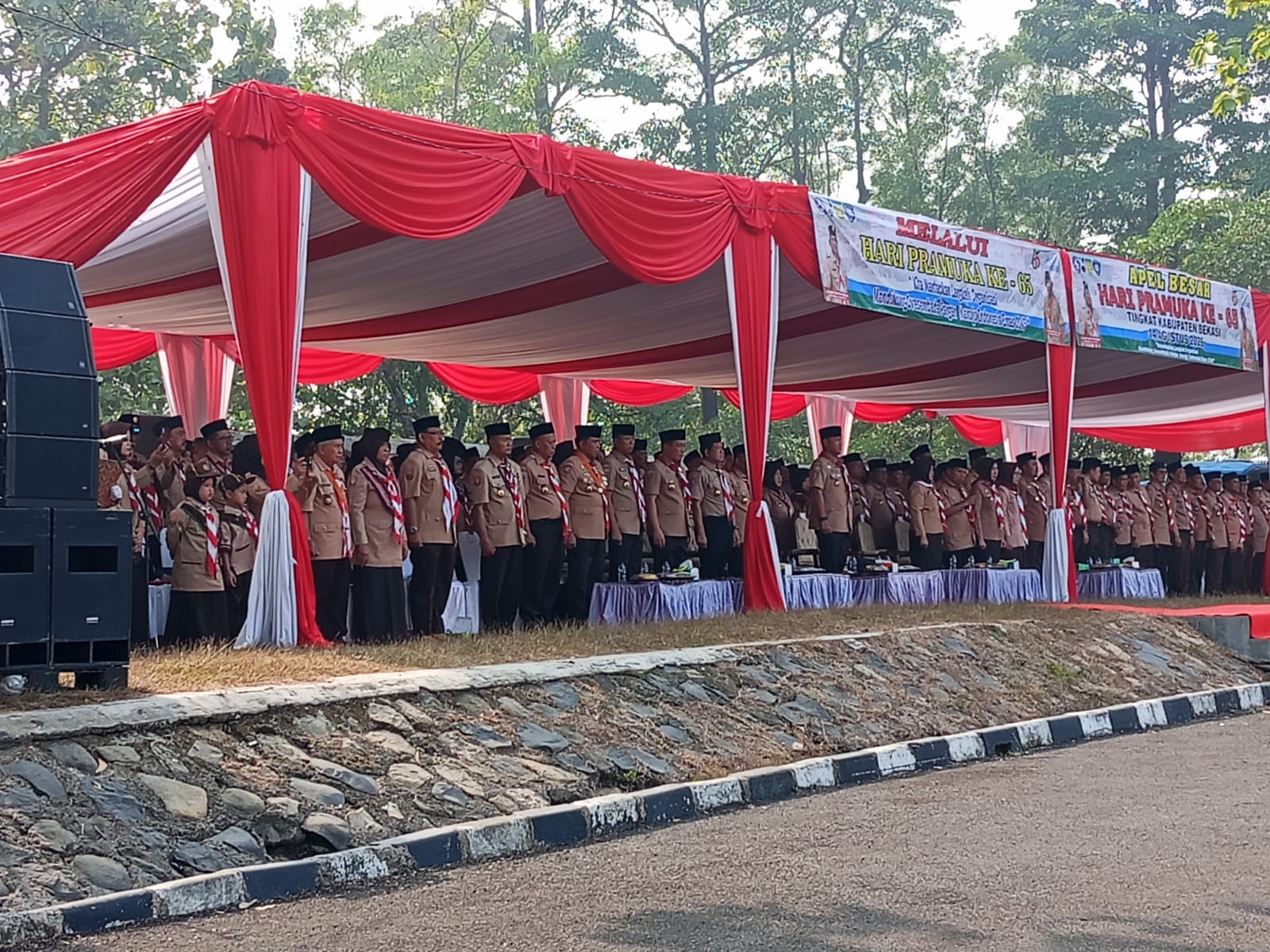 Peringati Hari Pramuka ke-65 Dandim 0509/Kab Bekasi: Memantapkan Langkah Organisasi Mendukung Swasembada Pangan Menuju Indonesia Emas 2045