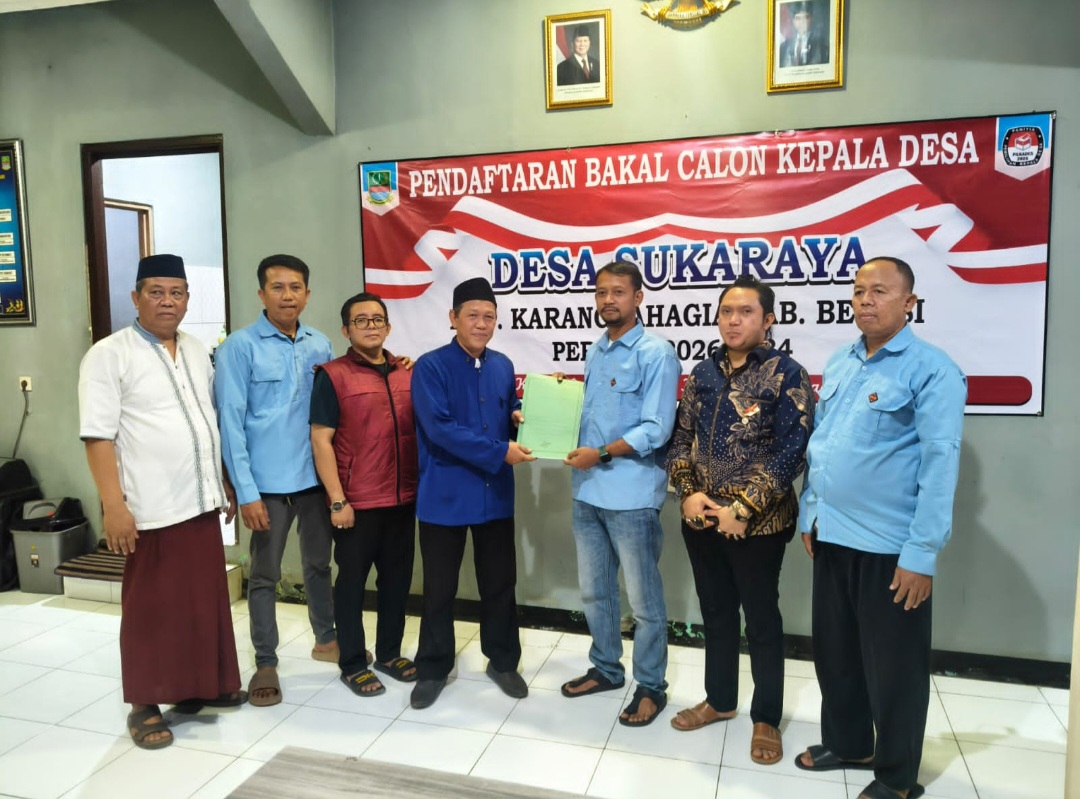 Enam Bakal Calon Resmi Mendaftar, Tahapan Pendaftaran Pilkades Sukaraya Ditutup Lancar