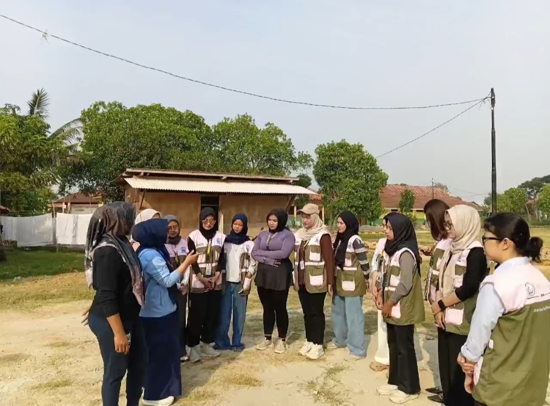 Motekar Karang Bahagia Beri Penyuluhan kepada Mahasiswa KKN Universitas Pelita Bangsa