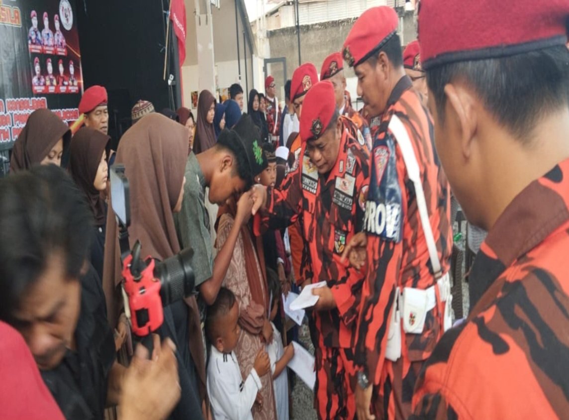 Koti Pemuda Pancasila Kabupaten Bekasi Gelar Rakor, Konsolidasi, dan Santunan Anak Yatim