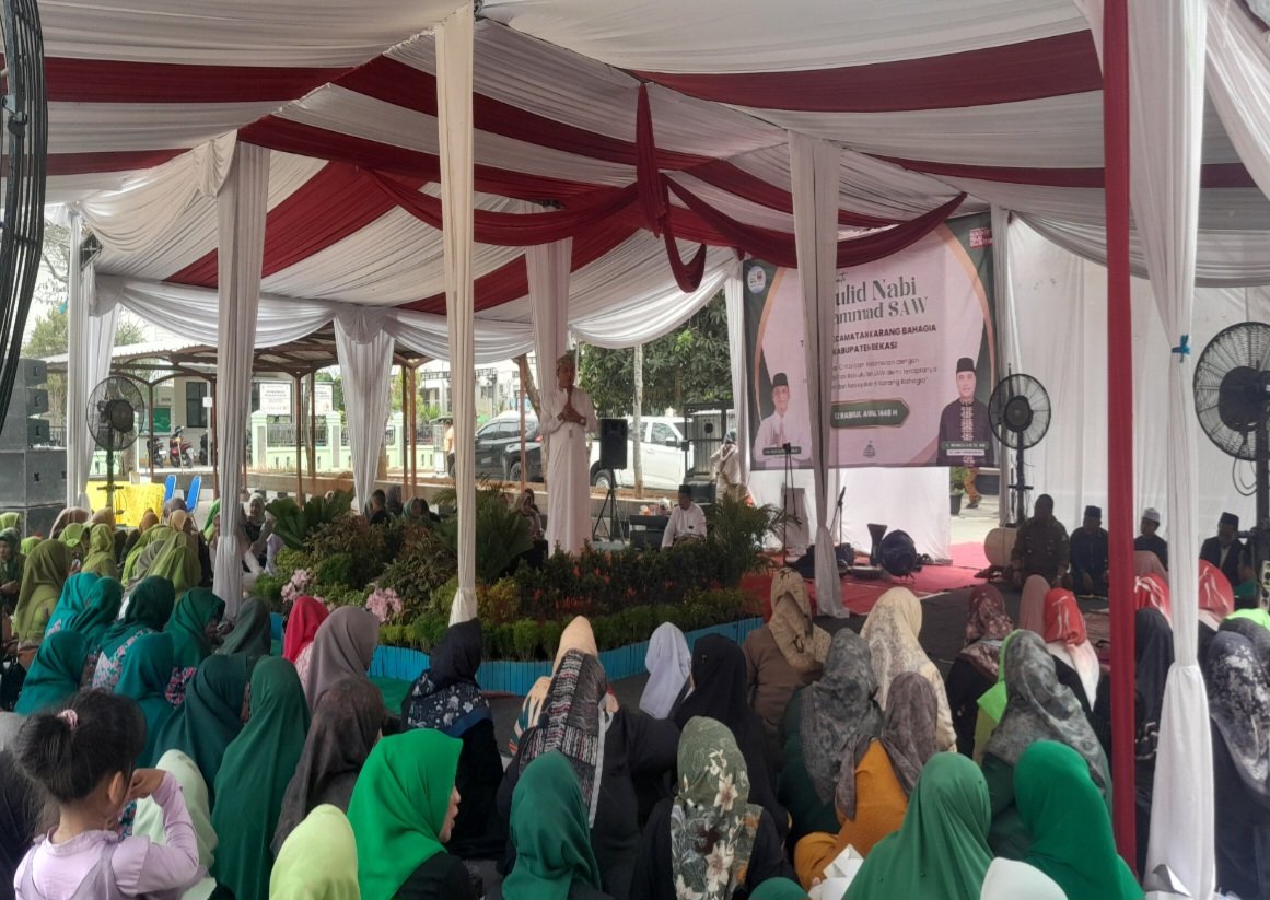 Ratusan Jamaah Hadiri Peringatan Maulid Nabi Muhammad SAW 1448 H Kecamatan Karang Bahagia
