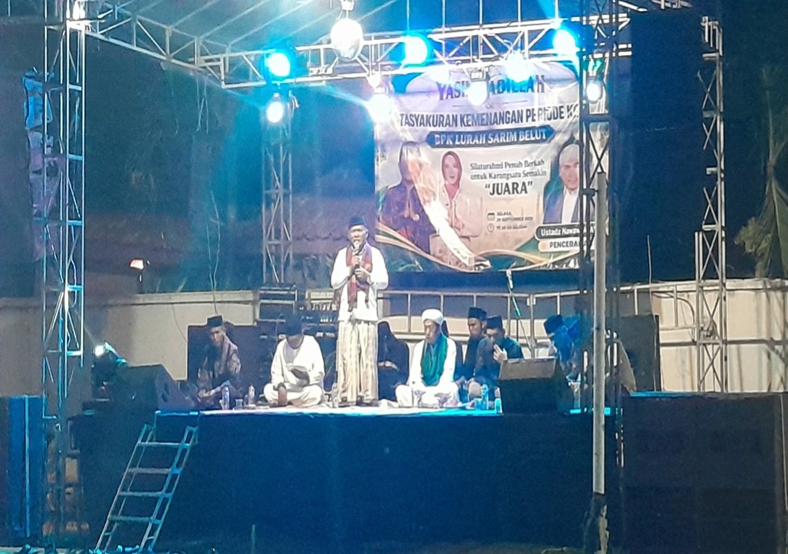 Sarim Gelar Tasyakuran Kemenangan, Ribuan Jamaah Hadiri Acara
