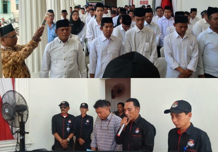 144 Petugas KPPS Pilkades Karangmukti Dilantik