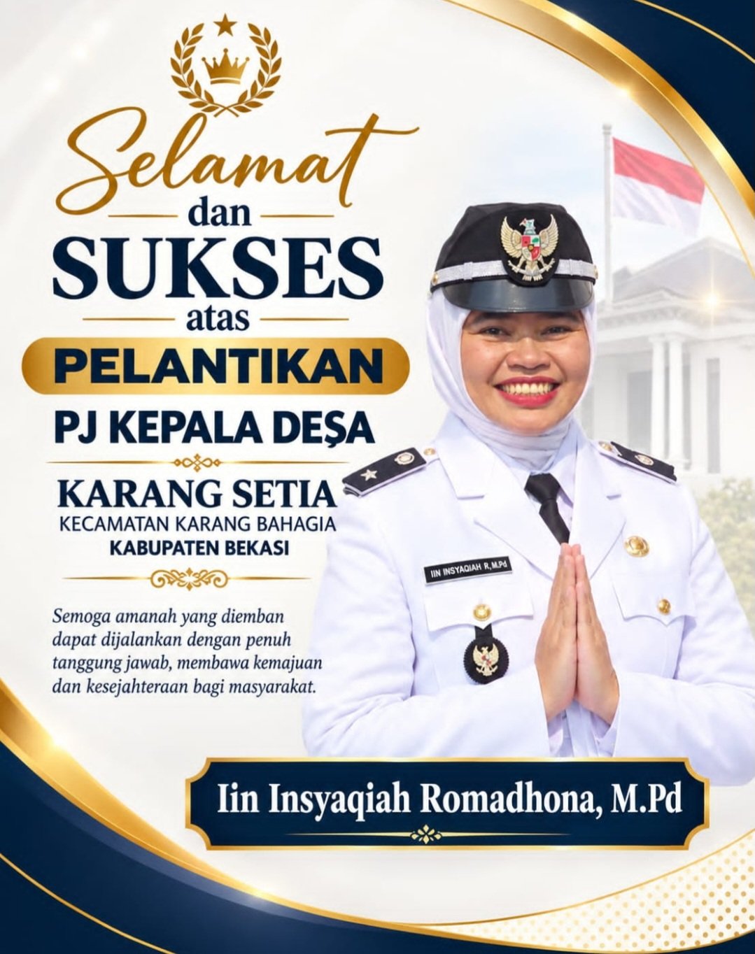 Iin Insyaqiah Romadhona Resmi Jabat Pj Kepala Desa Karangsetia, Intensif dan Fokus Kerja
