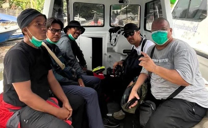 Proses Pencarian 5 Jurnalis,2 ABK dan 1 Guide di Hentikan